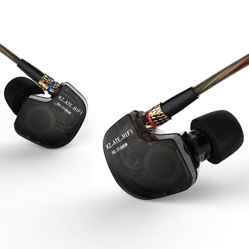 

Original KZ ATE\ZST 3.5mm In Ear Earphones Stereo Sport Earphone Super HIFI Bass Noise Isolating With Mic, Black