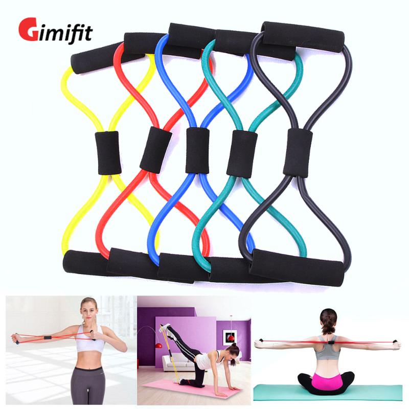 

8 Words Workout Resistance Bands Workout Rope Fitness Exercise Elastic Band Rubber Bands Expander Equipment Gym