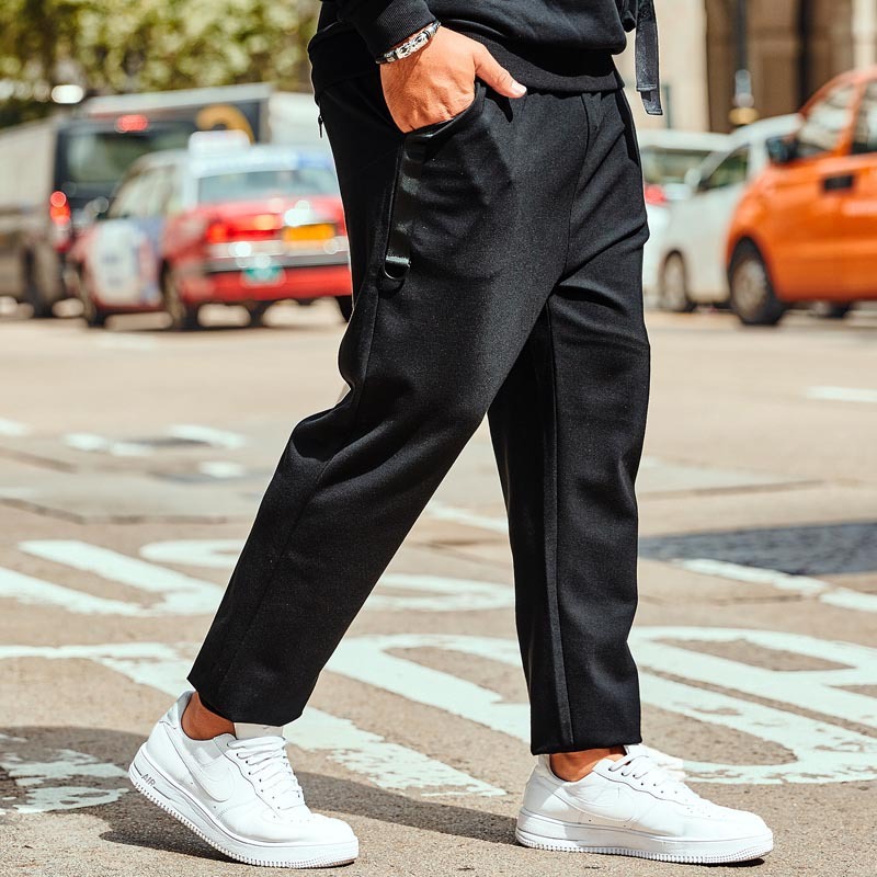 

Marks New Large Men's Pants Autumn and Casual Winter Released Nine Soft Spots Size Xxl-4xl 5xl  Yist, Black