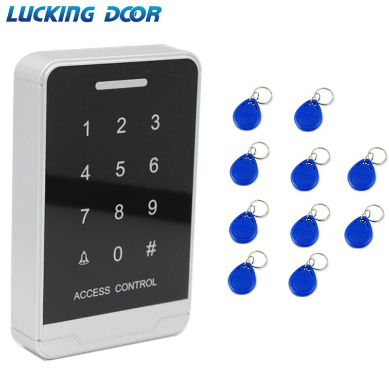 

125Khz RFID Access Control Machine Keypad digital touch panel Reader Backlight Touch Screen Standalone Access Control syetem