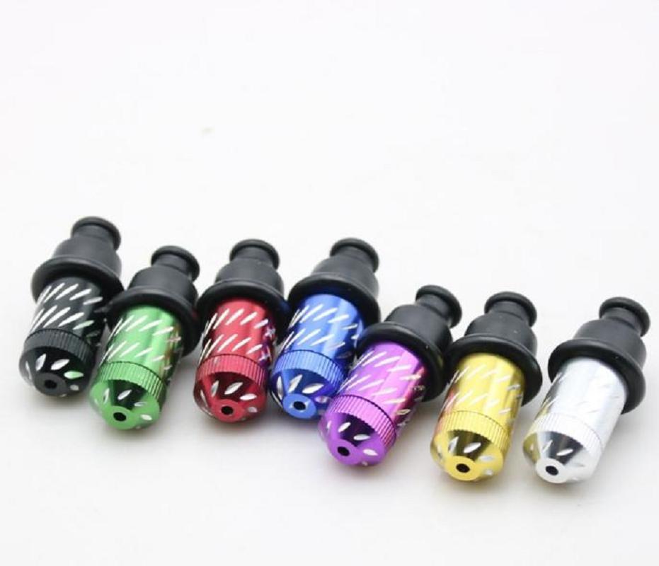 

Super New Engraving Nipple Pipe Aluminum Carved Snuff Sneak A Toke Portable Metal Smoking Tobacco Pipe Bullet Mini