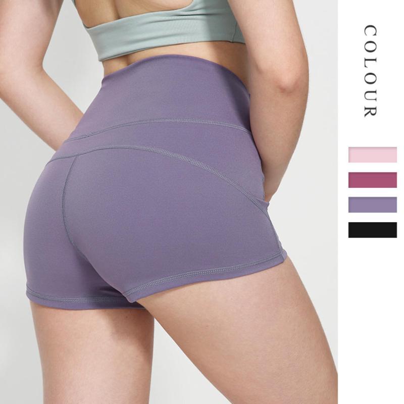 

2020 Sexy Women High waist seamless gym shorts fitness yoga short scrunch buyoga shorts spandex short workout legging, Navy
