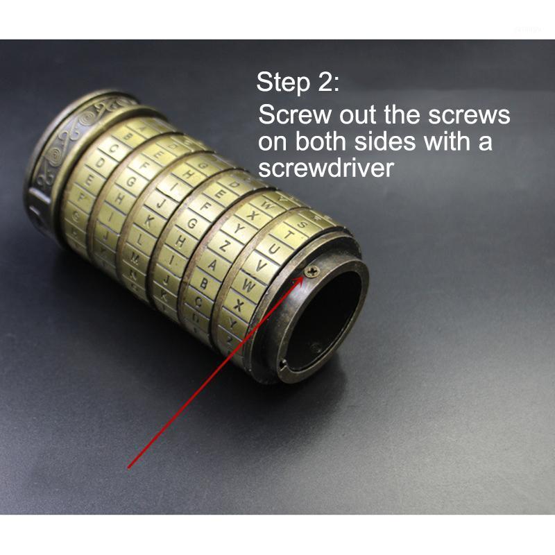 

The Mini Code Cryptex Lock Interesting Gifts for Her or Him Birthday Durable XH8Z1