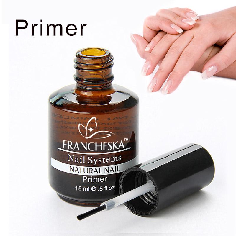 

Francheska Nail Primer Base For Nail Cleaning Adhesives UV Gel Polish Tips Manicure Tip Natural Naked Gel Polish Art Primer