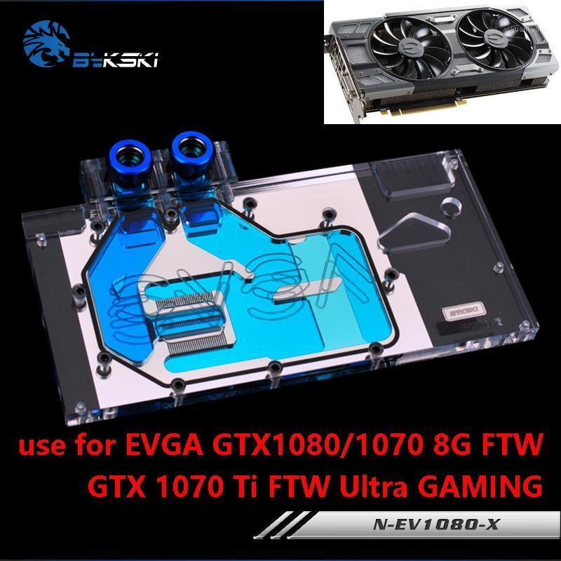 

Bykski Water Block use for EVGA GTX1080/1070 FTW/GTX1070 Ti FTW Ultra GAMING/Full Cover Graphics Card Copper Radiator Block RGB1