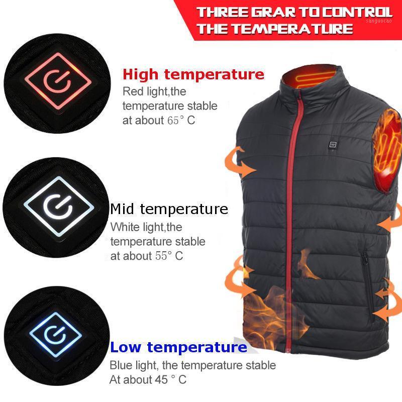 

Heated Vest Men' Lightweight with Battery Pack USB Electric Heating Vest Washable Warm for Outdoor Hiking Camping Hunting1, Man