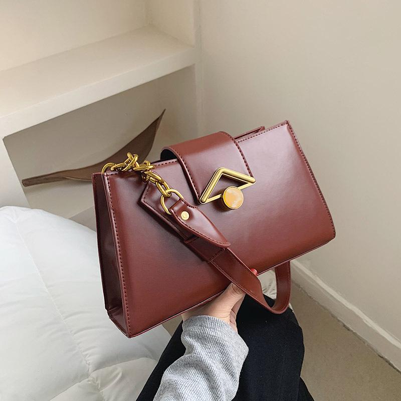 

Fashion Small Square Bag Pu Leather Crossbody Bags For Women 2021 Winter Small Shoulder Bag Designer Handbags And Purses, Burgundy