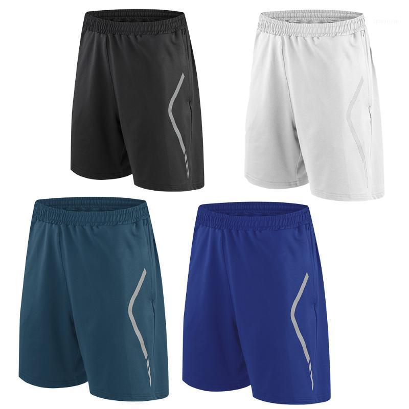 

Summer New Gym Mens Sport Running Shorts Quick Dry Stripes Crossfit Short Pants GYM Wear Men Soccer Tennis Training Beach Shorts1, White