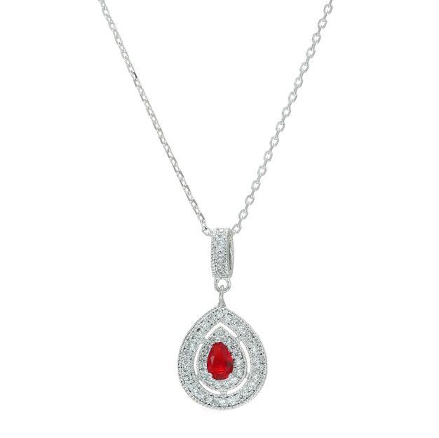 

L'amour&ma 2020 New Arrival Big Water Drop Crystal Pendant Necklaces for Women Party Jewelry Accessories Hot Fashion Bijuterias