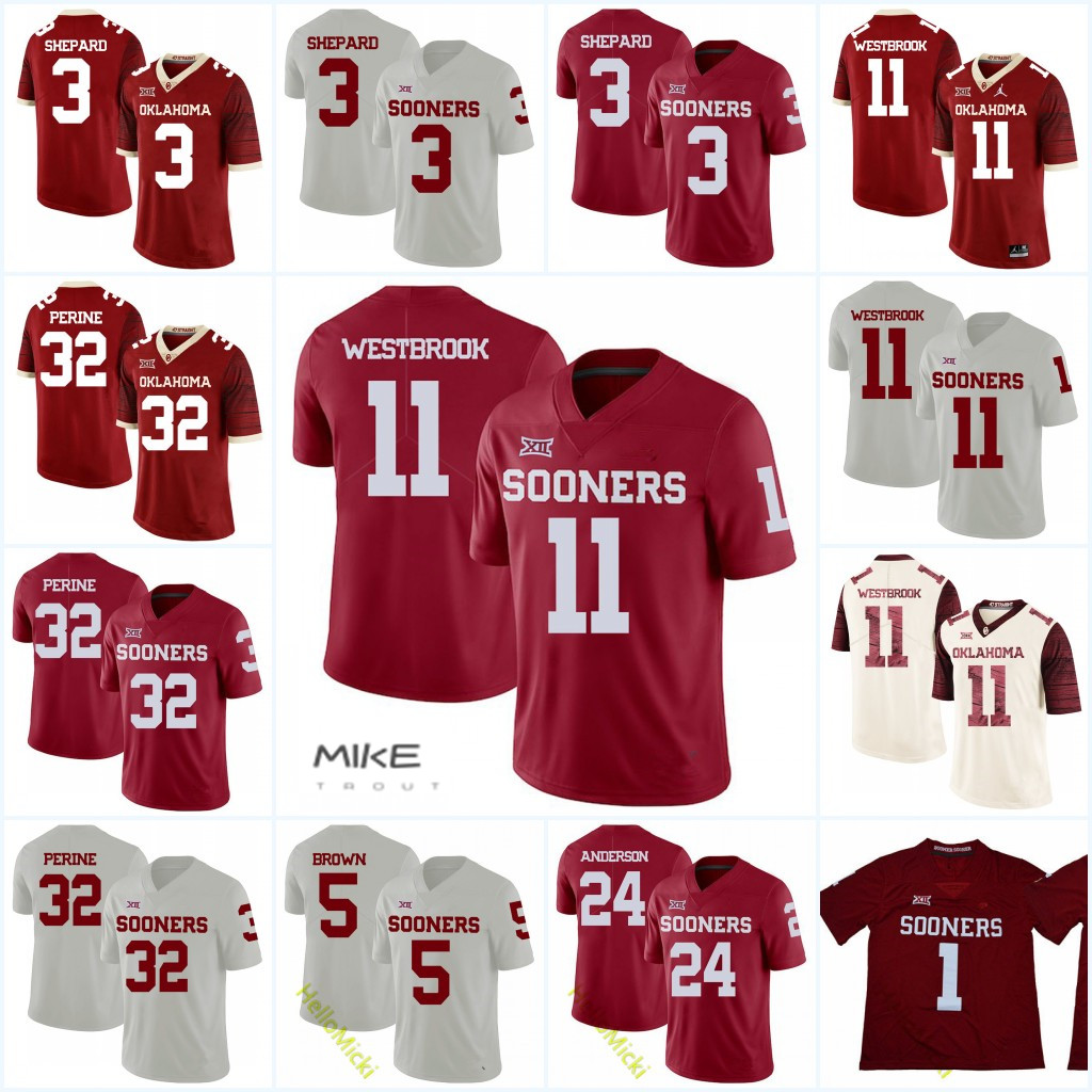 

Oklahoma Sooners Football Billy Sims Mark Andrews Dede Westbrook Rickey Dixon Greg Pruitt Clendon Thomas Joe Washington Jason White Jersey, Red /rosebowl patch