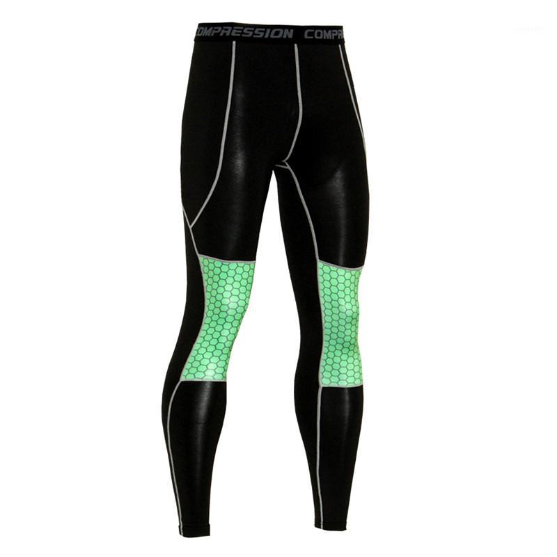 

Men' bodybuilding Tights Pants Running Compression Pants Men Jogging Fitness Skinny Leggings Yoga Sports Long Trousers1