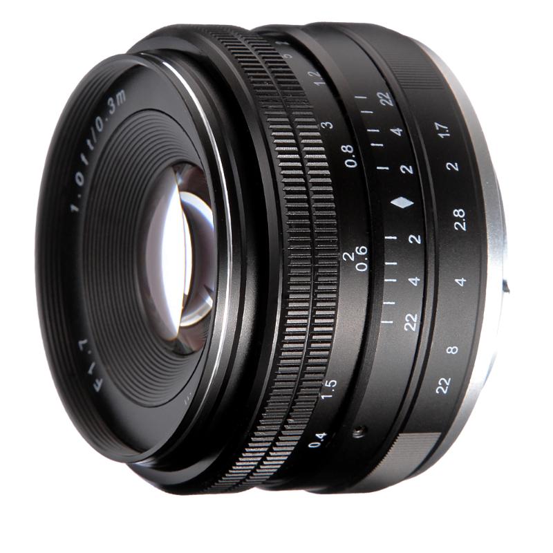 

35mm f/1.7 Manual Focus Large Aperture Lens APS-C for Sony E Mount NEX-6 7 3 3N 5T A6500 A6300 A5100 Digital Cameras