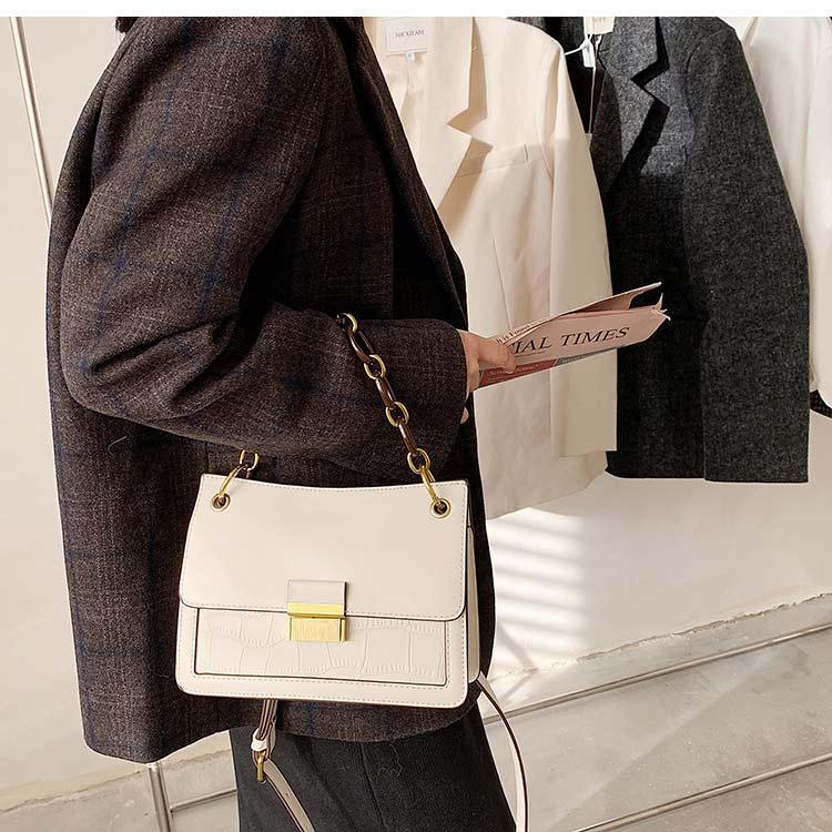 

vintage PU Leather lady handbag Luxury Designer bolsos mujer Black, 03