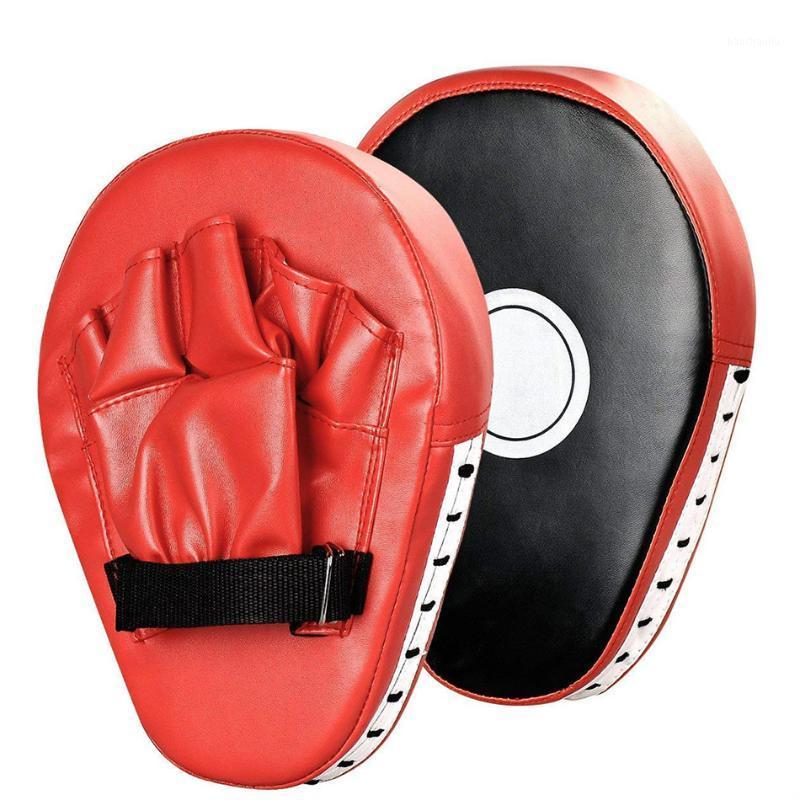 

2 PCS Kick Boxing Gloves Pad Punch Target Bag Men PU Karate Muay Thai Free Fight Sanda Training Adults Kids Equipment1