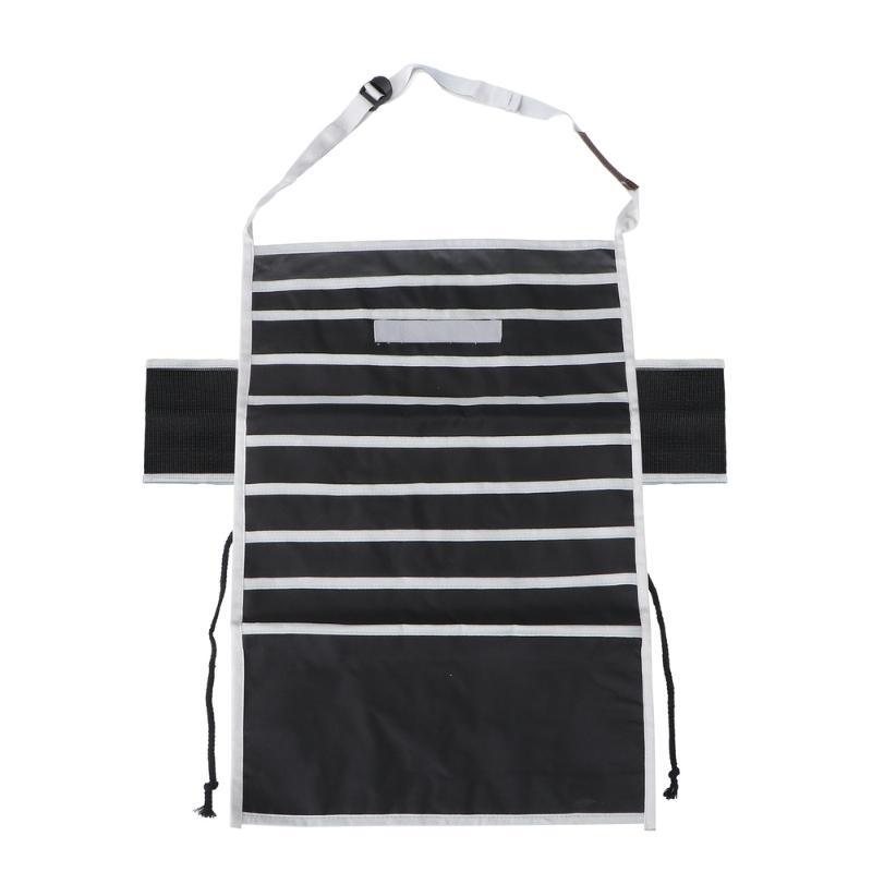 

1pc Multifunction Desk Hanging Bag Student Books Organizer for School Office, Black