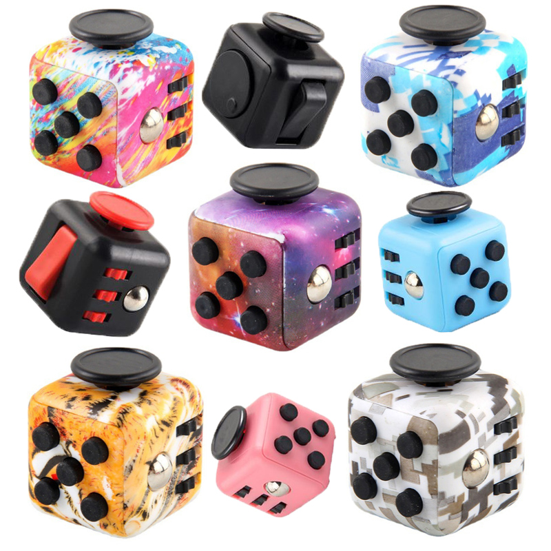 

Stress Relief Dice Fidget Toy Decompression Dice Antistress Toys Fidgets Anti-stress Kids Anti Games For Adults 18
