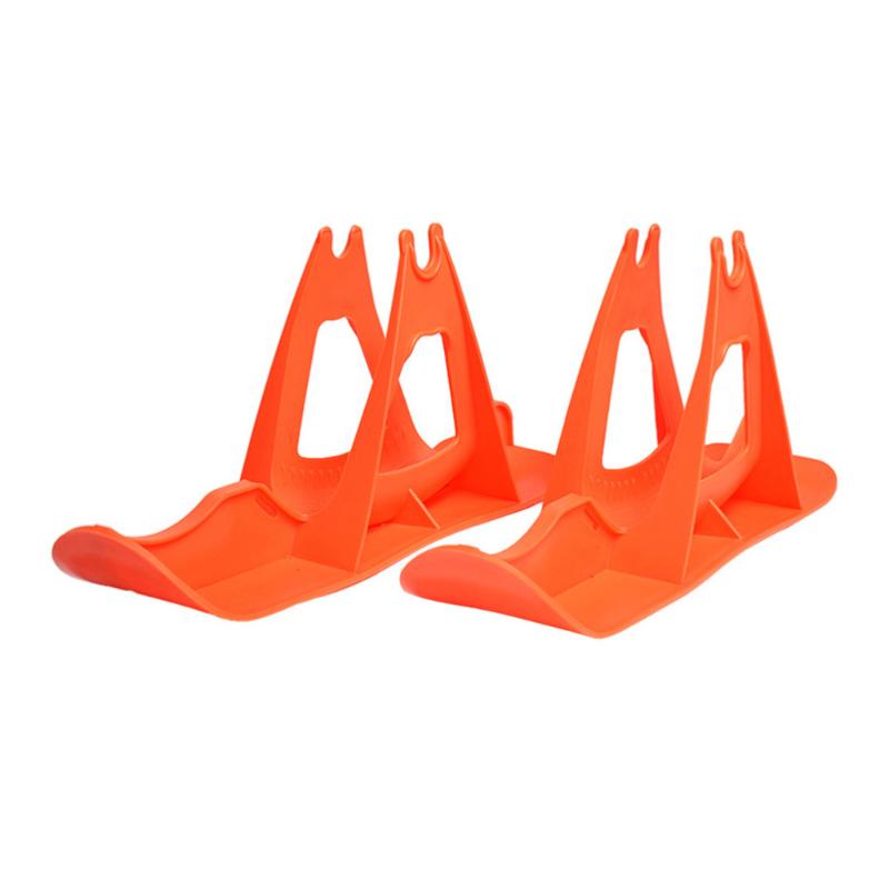 

2pcs Snow Sledding Equipment Snow Sled with Straps for Kids Bike, Orange
