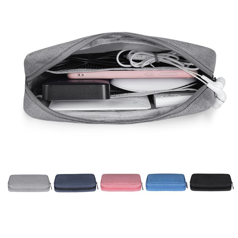 

Travel Digital Storage Bag Portable Digital USB Cable Charger Earphone Cosmetic Pouch Storage Organizer Bag Case