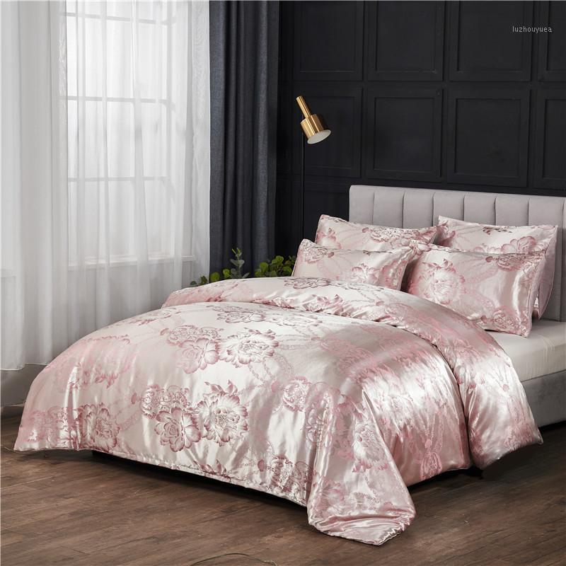 

Comforter Cover Sets Single/Queen/King Size Parure Floral Print Pattern Bedding Set Adult Quilt Covers Bedclothes Home Textile1, Type 4
