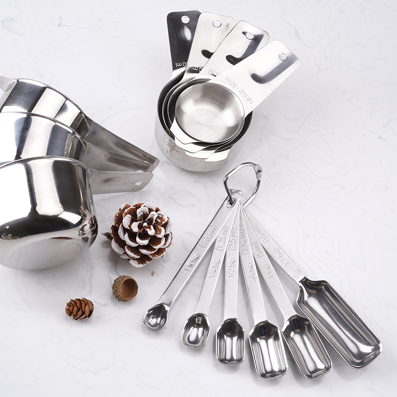 

13-Piece Baking Stainless Steel Measuring Spoon Measuring Cups(The Logistics Price Pls Contact Us)