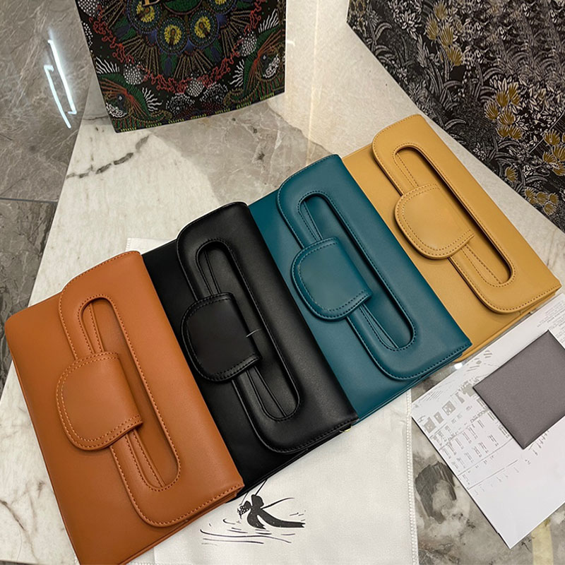 

Handbags Leather Shoulder Bag luxury bags High quality 4 colors women chain handbag Crossbody Designer Bags, Brown