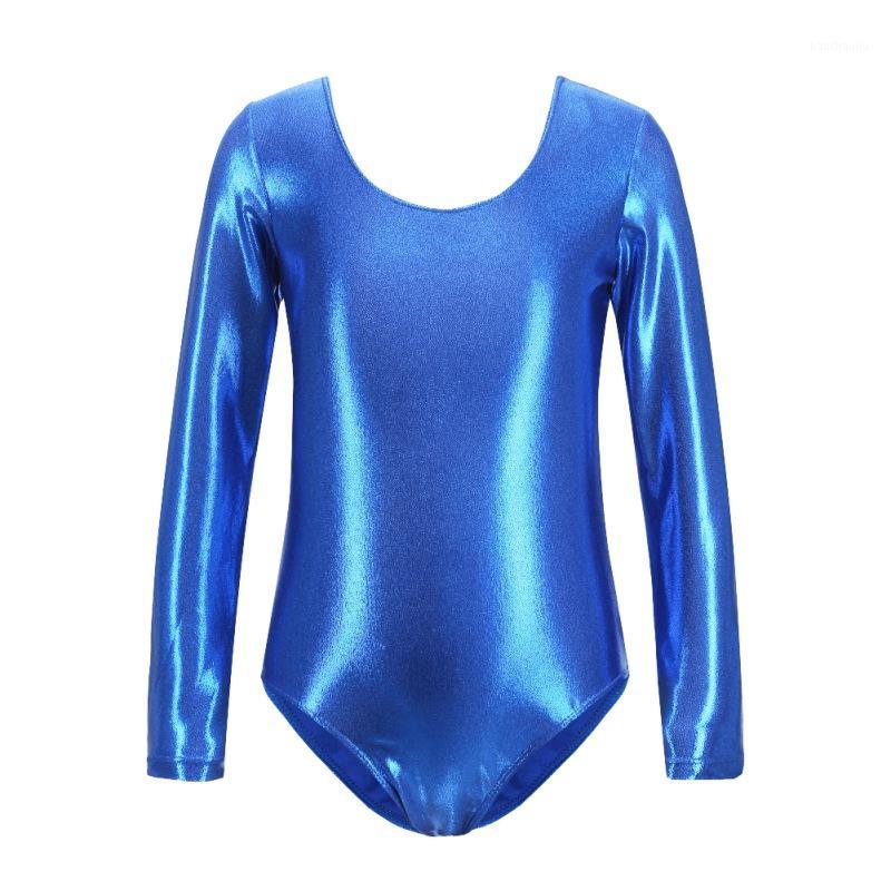 

Kids Bodysuit Dance Wear Long Sleeve Gymnastics Leotard Backless Ballet Practice Dance Costume Children Suit1