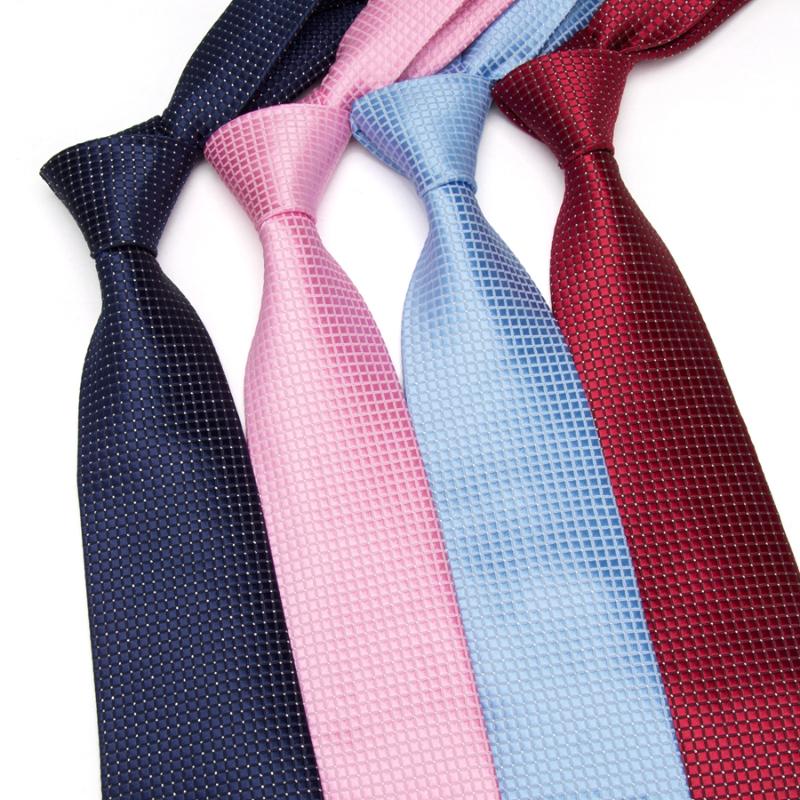 

Men's Necktie Classics ties for men 8cm Solid Jacquard Woven Bow tie Mens Business ties XGVOKH brand Fashion Wedding party