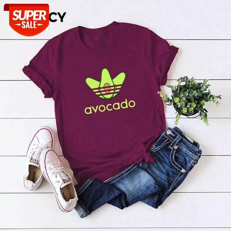 

JFUNCY Funny Avocado Women T Shirts Summer Female Short Sleeve Harajuku Shirt Femme Office Mom Tops 5XL Plus Size Graphic Tees #tH4s, White