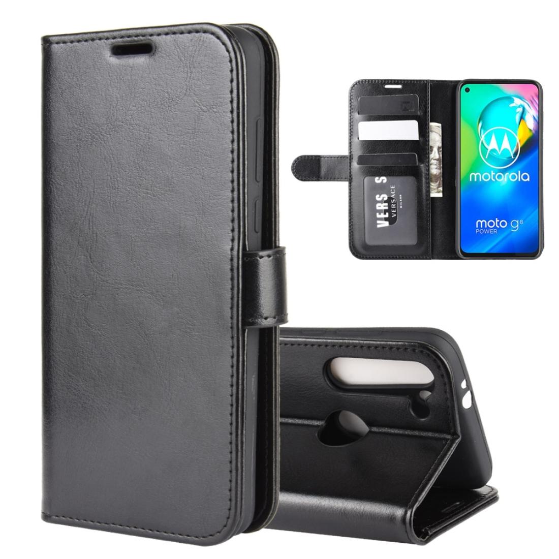 

For Motorola Moto G8 Power R64 Texture Single Horizontal Flip Protective Case with Holder Card Slots Wallet Photo Frame