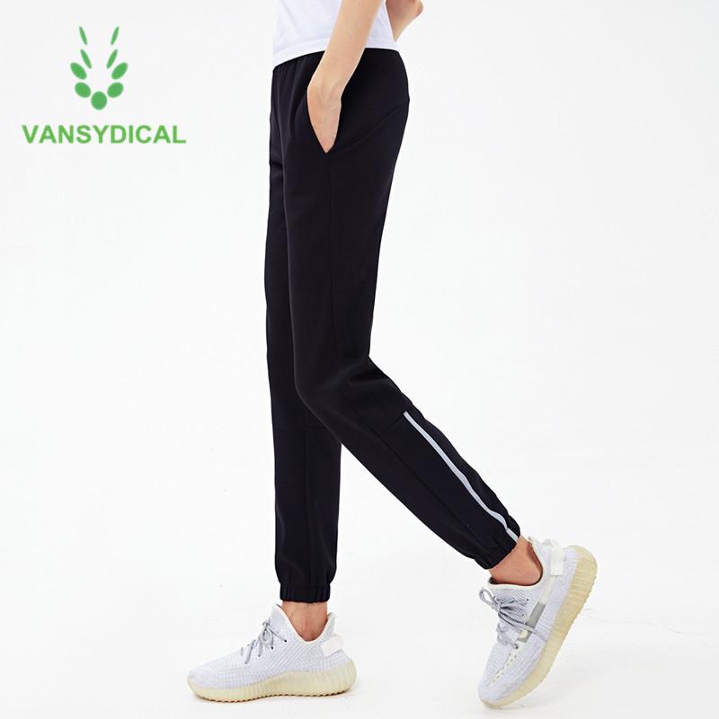 

New Autumn Winter Sports Running Pants Women Slim Gym Training Pants Reflective Stripe Fitness Workout Sweatpants Female, Fbf20780