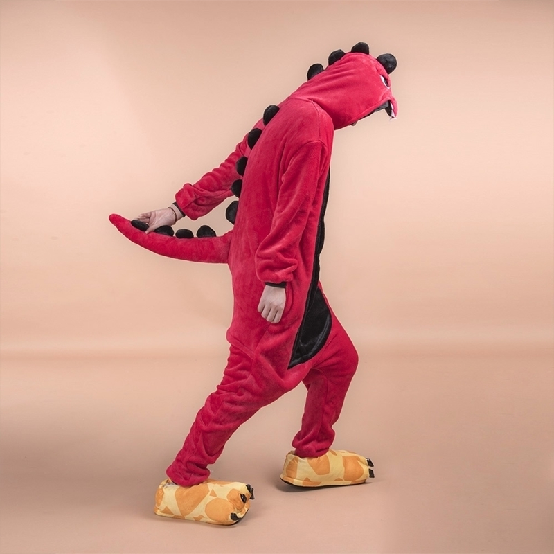 

Adult Dinosaur Pajamas Set Onesie Women Pyjamas Pijama Winter Animal Sleepwear Onepiece Onesies For Adults Y200425