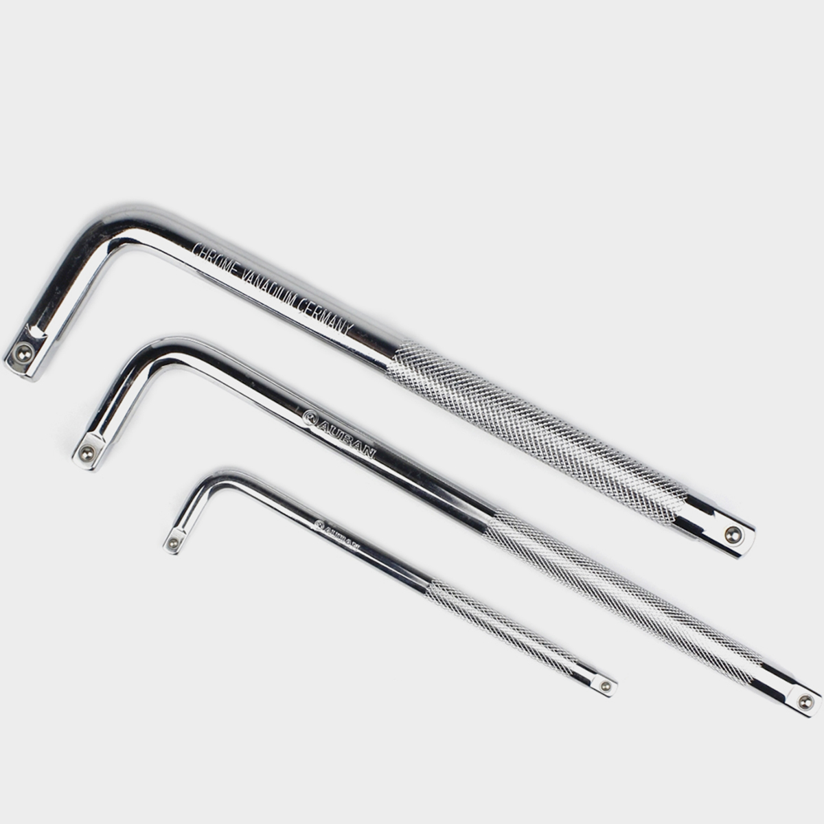

L Type Socket Bent Extension Bar 1/4" 3/8" 1/2" L-Handle Sockets Wrench Hand Tools 150mm 250mm 6" 10" Curved Rod 1p 3p