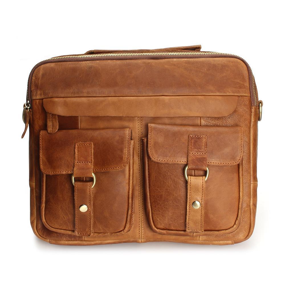 

2020 Genuine Background 100% Totes New Fashion Messenger Cross Man's Leather Shoulder Bag Men's Bags L190