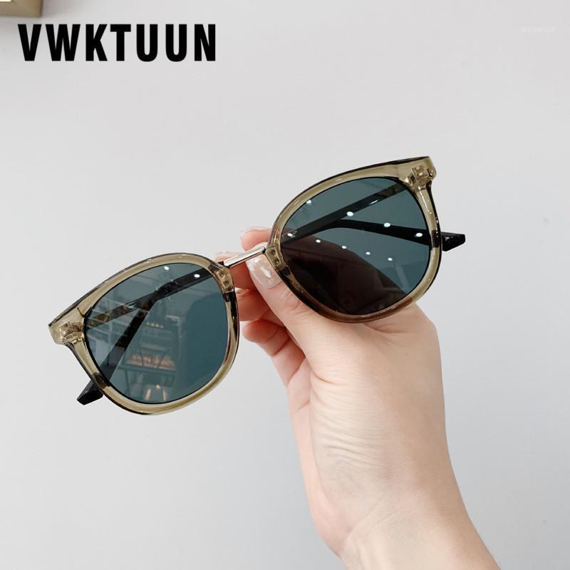 

VWKTUUN Sunglasses Women Ocean Lens Cat Eye Shades Metal Rivet Glasses Frame UV400 Points Sport Sunglass Men Driving Eyewear1