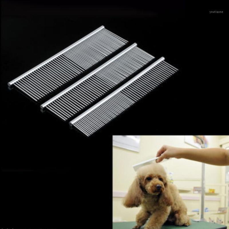 

Hot Pet Grooming Asymmetric Cat Dog Hair Comb Stainless Steel Pet Hair Trimmer Comb Dog Cat Cleaning Brush1, As pictures