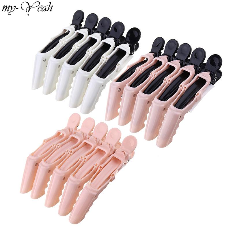 

5Pcs/pack Hairdressing Alligator Hair Clips Clamps Holding Hair Section Claw Bow Hairpins Styling Accessories DIY Home