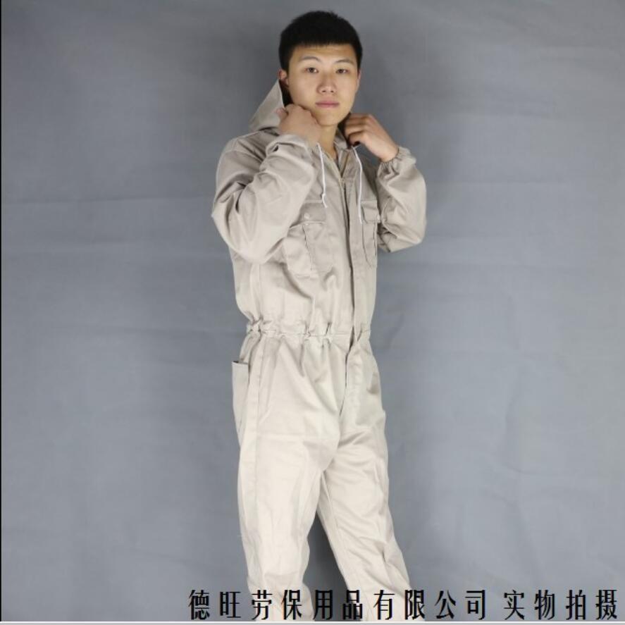 

2020 a S-3xl with Hood Fuel Spray Covers Dust Repair Overalls the Men Breathing Machine Cotton Uniform Workwear Repairman Pants U5jb, Beige