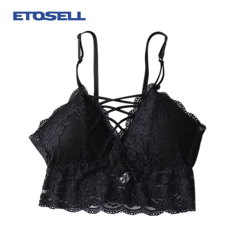 

Lace Beauty Back Bra Camisole Wrapped Chest Tube Top Bottoming French Triangle Cup Underwear E Women
