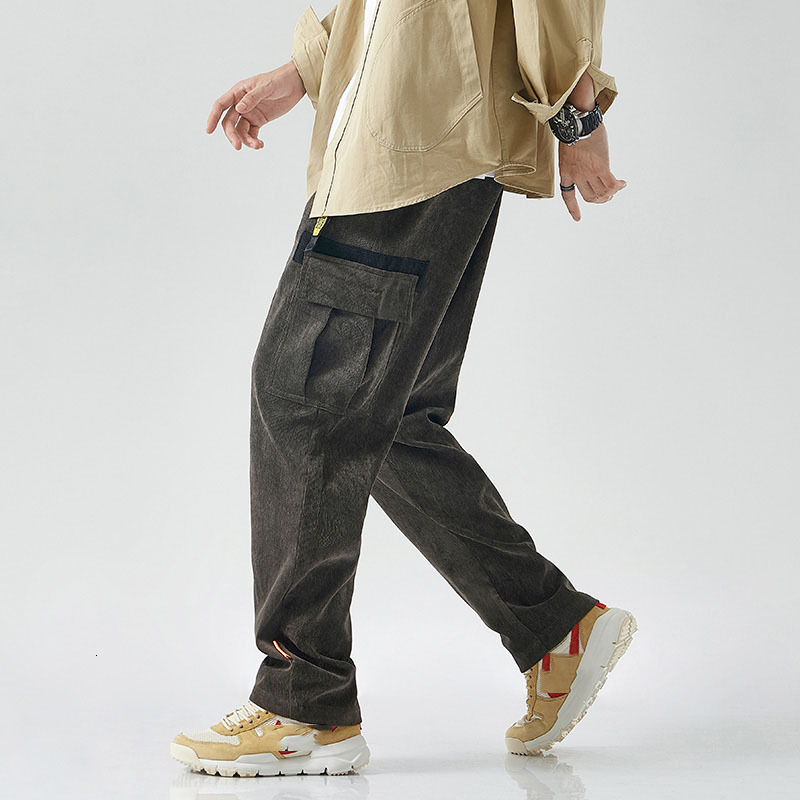 

2021 New Army Cargo Tactical Military 48 46 44 42 Large Multi-pocket Monkey Pants YL9Q, D078 1