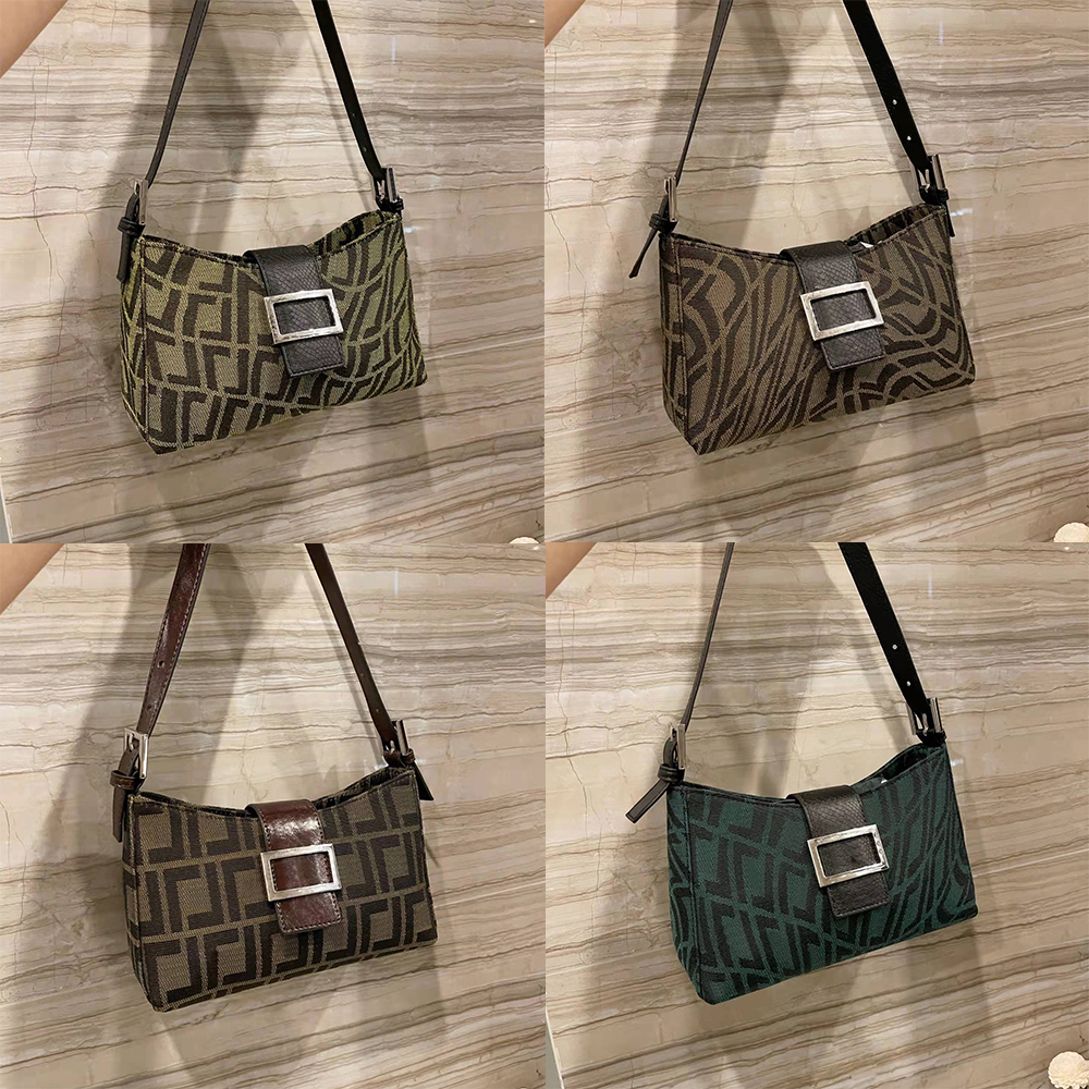 

Women's fashion armpit shoulder bag handbag is made of cotton and linen, lightweight waterproof fabric, four seasons must-have luxury wholesale 4 colors, Sky blue