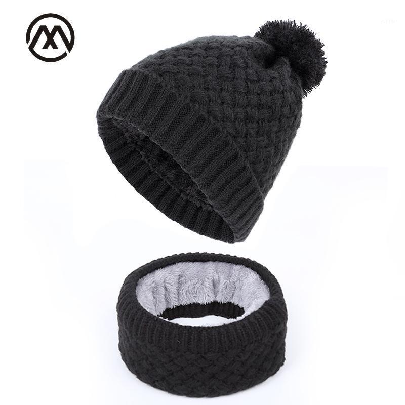 

Women's knit cotton caps warm and comfortable autumn and winter new men's women's universal ski mask hats scarf Beanies bone1