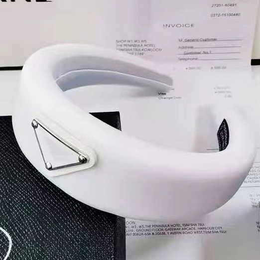 

Fashion Famouse Brand Triangle Letter Headband Candy Color Women Girl Letter Hairband with Stamp Hair Accessories High Quality Cotton
