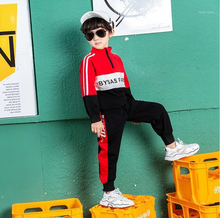 

2-8Year Boys Clothes New Cotton Casual Kids Outfits High collar Sweater and pants 2pcs boys sets Children Clothing Set1, Yellow set