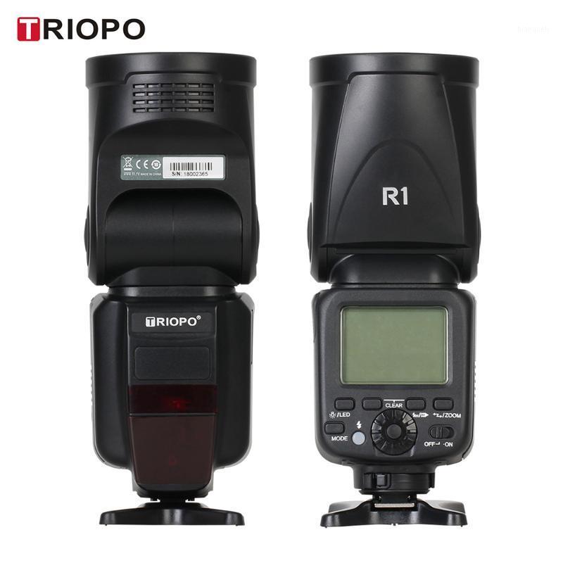 

TRIOPO R1 Speedlite Flash Light Round Head 2.4G WirelessL 1/8000s 5600K Color Temperature 76Ws 16 Channels1