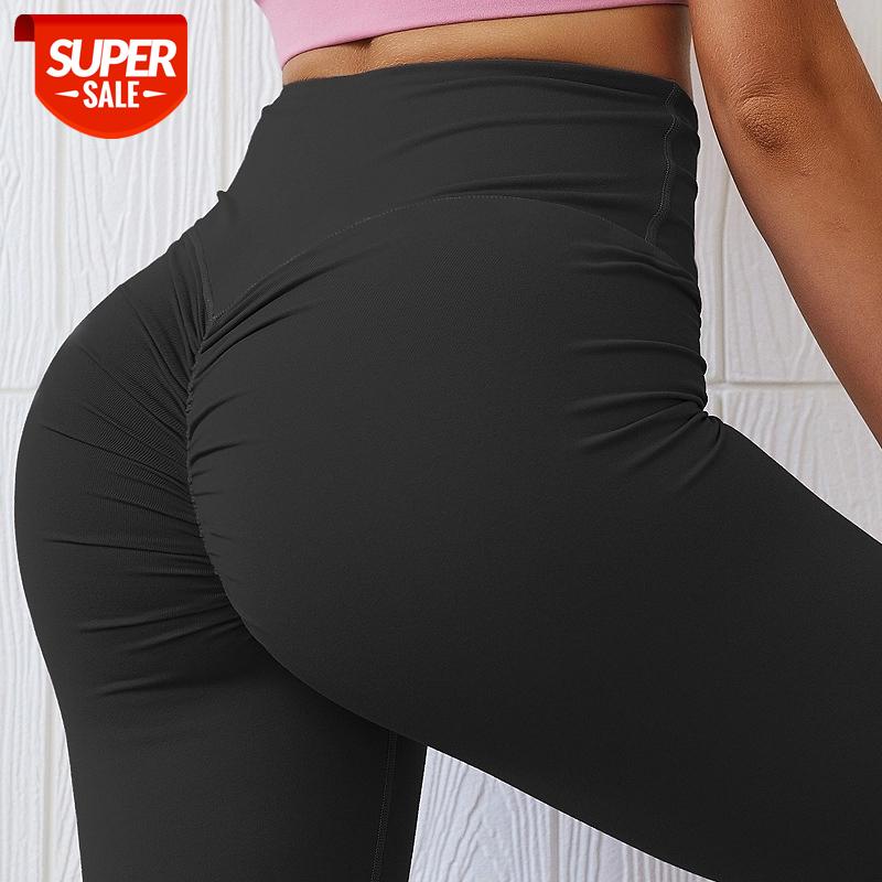 

NORMOV Fitness Women Leggings Casual Solid High Elastic Waist Push Up Leggings Polyester Ankle Length Female #NH2f, Black;white