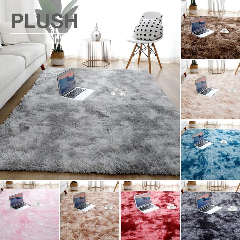 

Gray Carpet for Living Room Plush Rug Bed Room Floor Fluffy Mats Anti-slip Home Decor Rugs Soft Velvet Carpets Kids Blanket1, Color 3