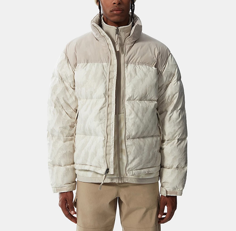 

21FW 1996 Beige Mountain Nuptse Down Jacket Men Women Couples Color Matching Winter Warm Coats Windproof Fashion Casual Street Splicing Cott, Black;brown