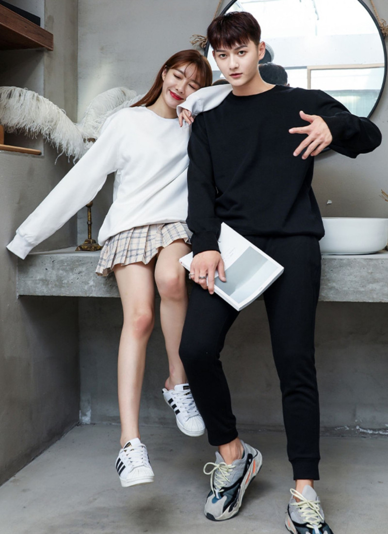 

Hot Sell Autum Winter Solid Color Thick Thin Hoodies Men School Sweatshirt Tops Women Casual Pullcovers Sportshirt, Gray-