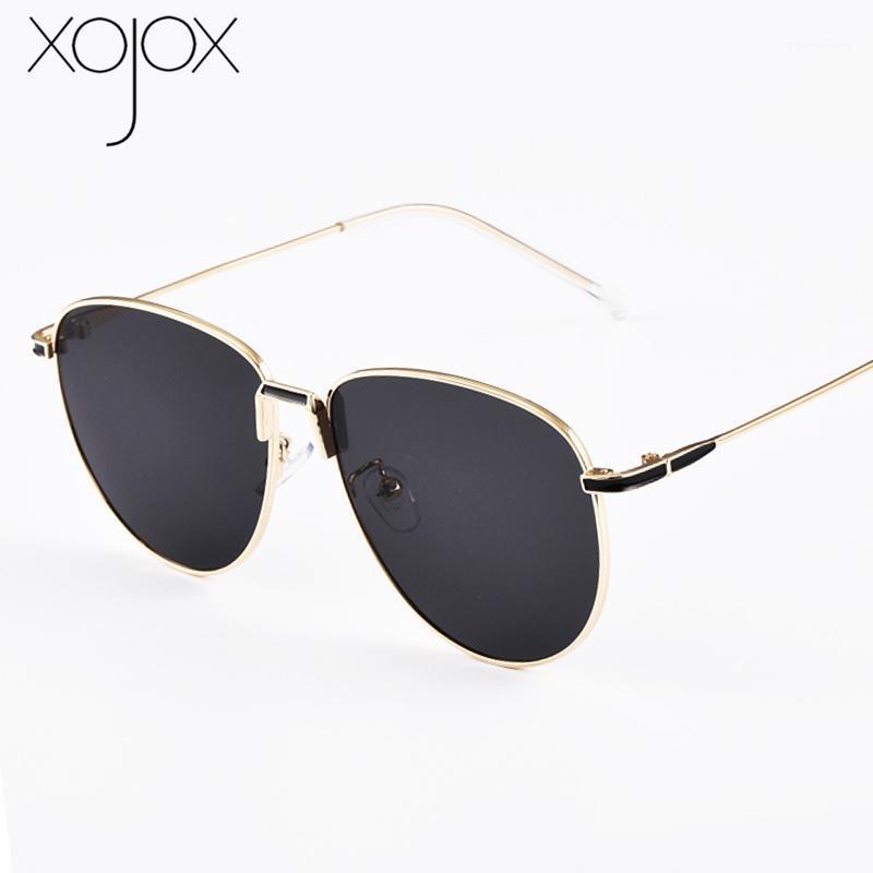 

XojoX Fashion Oval Sunglasses Men Design Oversized Sun Glasses Women Vintage Metal Frame Eyeglasses UV400 Mirror1