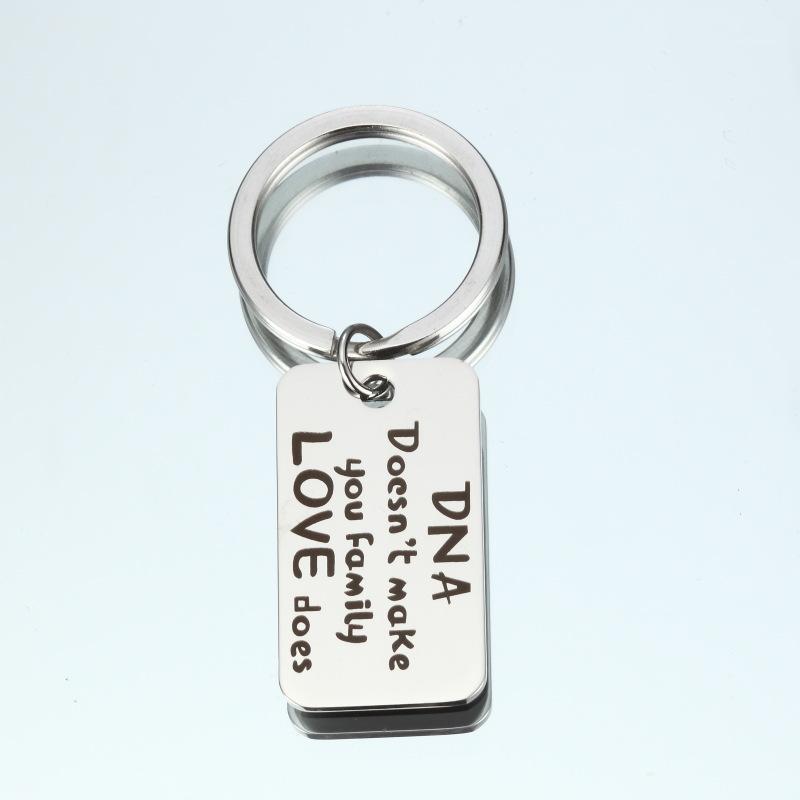 

Keychain Imprinted Does Not Make Your Family Key Chain1, Silver